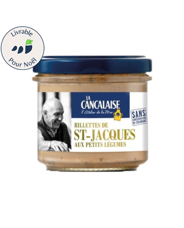 Rillettes de Coquilles Saint Jacques aux petits légumes
