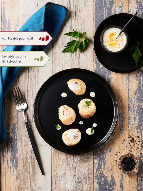 Noix de saint Jacques fraiches décoquillées