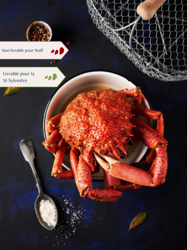 Araignée Mâle cuite par nos soins