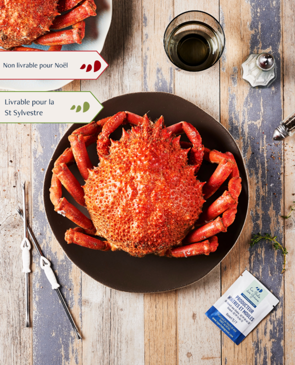 Araignée Femelle cuite par nos soins