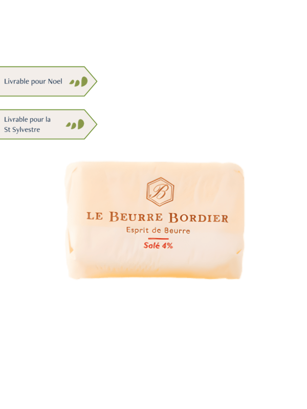 Beurre Bordier demi-sel 4%