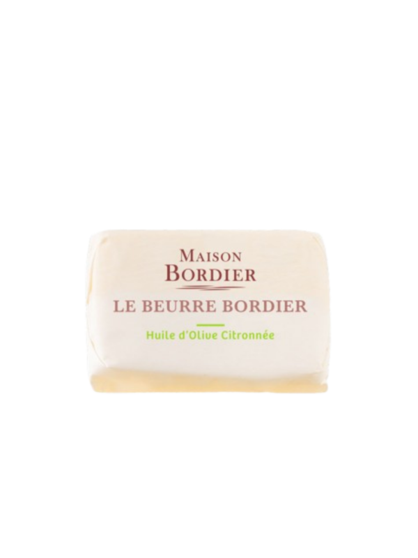 Beurre Bordier huile d'olive citronnée