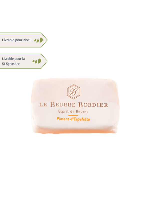 Beurre Bordier au piment d'Espelette