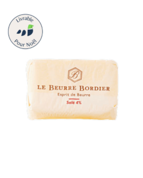 Beurre Bordier demi-sel 4%