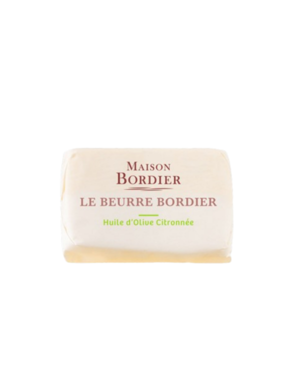 Beurre Bordier huile d'olive citronnée