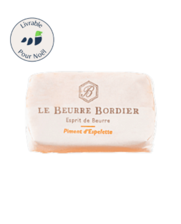 Beurre Bordier au piment d'Espelette