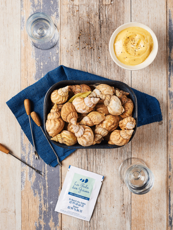 Bulots cuits par nos soins