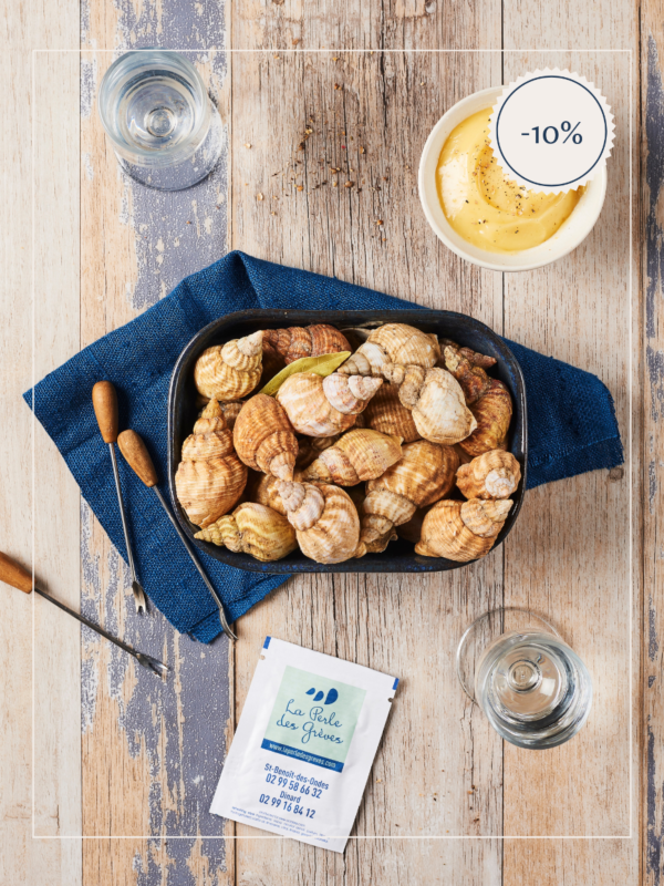 Bulots cuits par nos soins