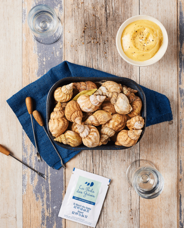 Bulots cuits par nos soins