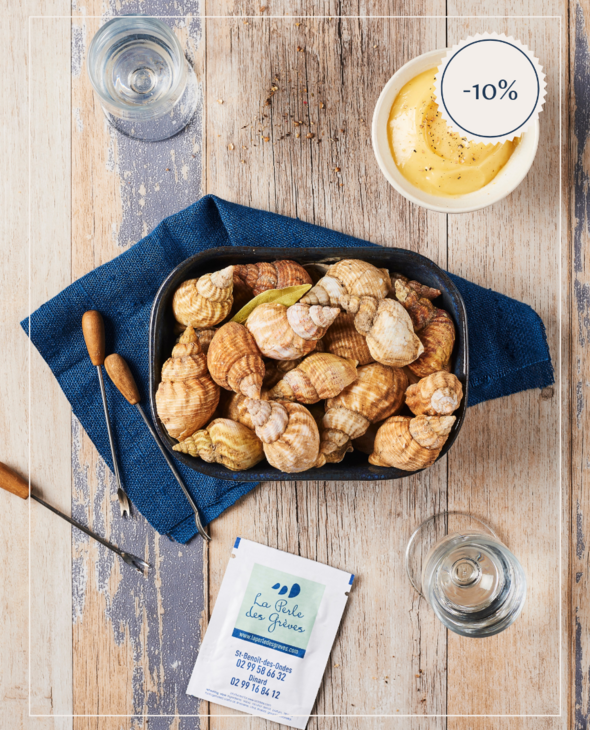 Bulots cuits par nos soins