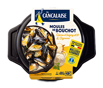 Moules de Bouchot à la crème d'Isigny & aux oignons