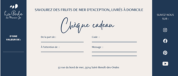 Chèque Cadeau