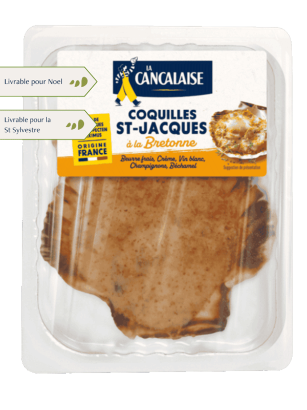 Coquilles Saint-Jacques à la Bretonne