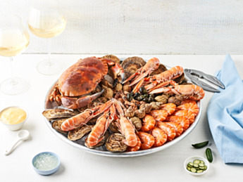 Plateau de fruits de mer de la Fête des Grands Pères
