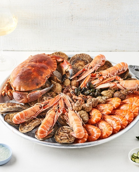 Plateau de fruits de mer de la Fête des Grands Pères