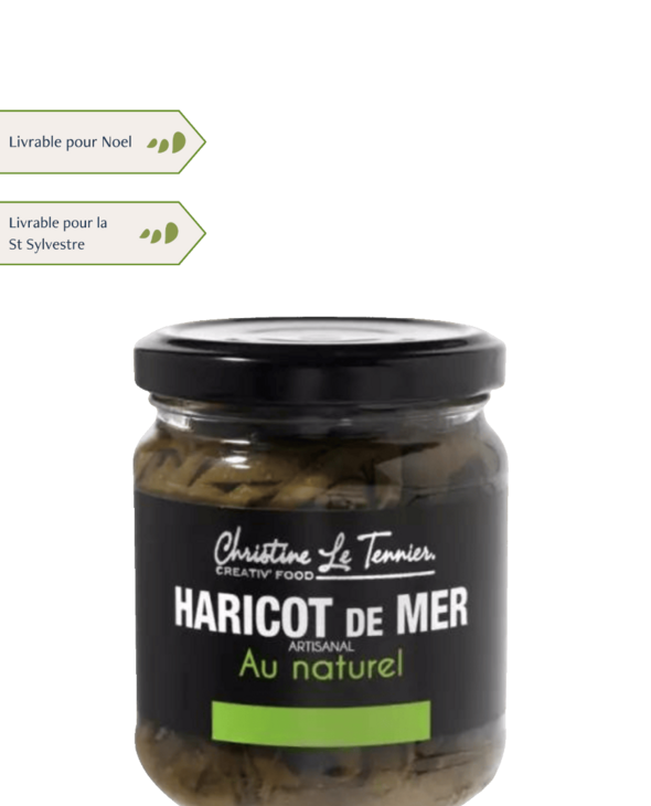 Haricots de mer au naturel