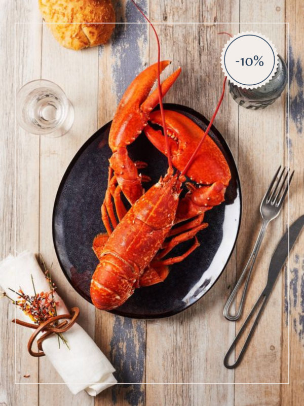 Homards cuits par nos soins