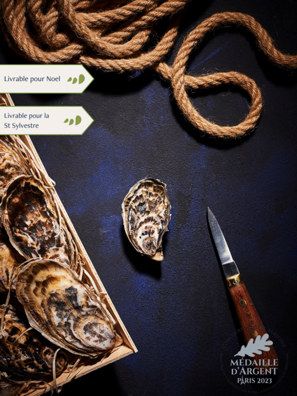 Bourriche d'Huitres creuses de Cancale n°5