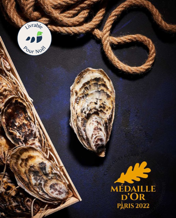 Bourriche d'Huitres creuses de Cancale n°1