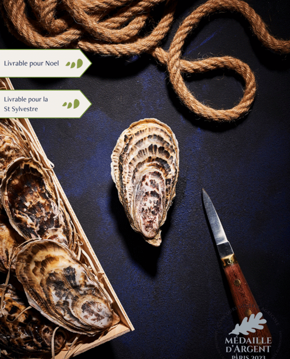 Bourriche d'Huitres creuses de Cancale n°2