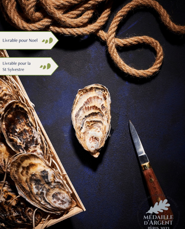 Bourriche d'Huitres creuses de Cancale n°3