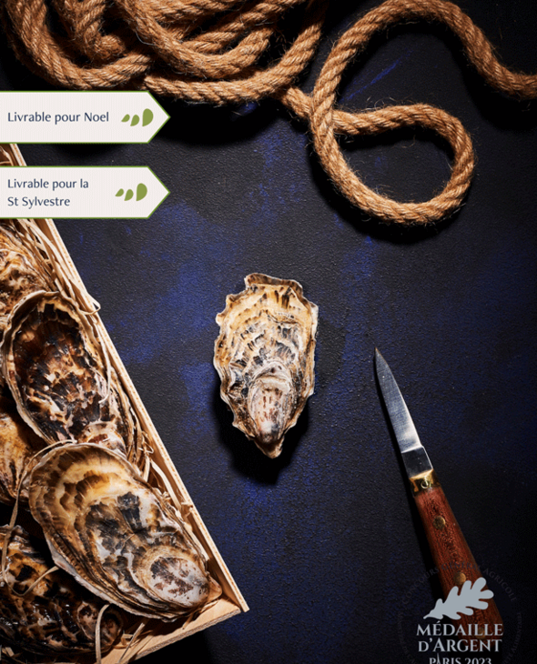 Bourriche d'Huitres creuses de Cancale n°4