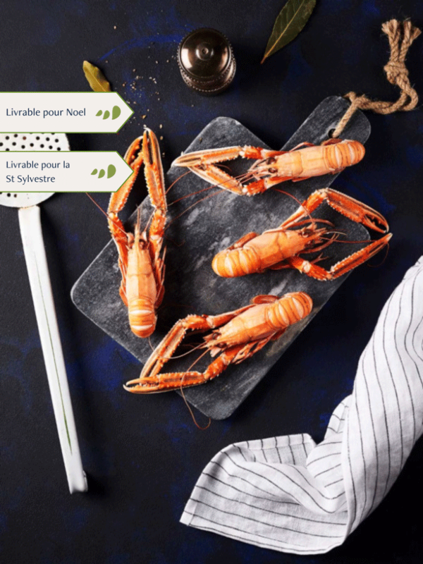 Langoustines grosses cuites par nos soins
