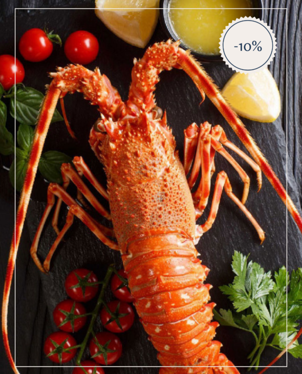 Langouste royale cuite par nos soins
