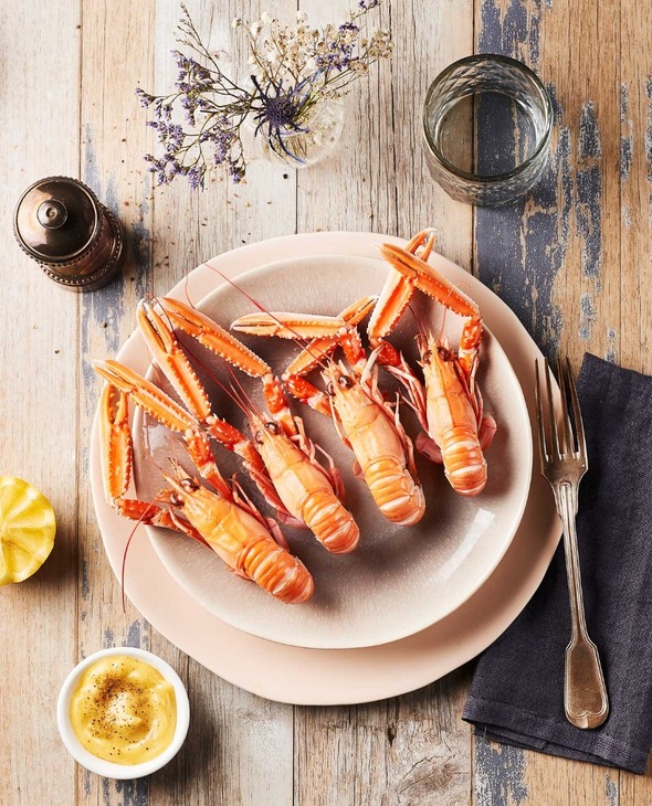 Langoustines grosses cuites par nos soins