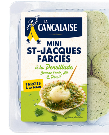 Mini Saint-Jacques farcies à la persillade