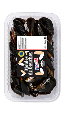 Moules de bouchot STG en barquette