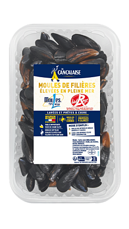 Moules de cordes Label Rouge en barquette 