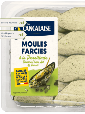 Moules farcies à la persillade