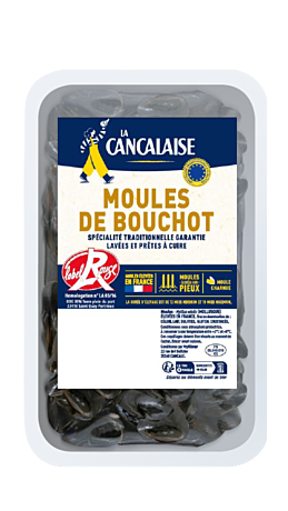 Moules de bouchot Label Rouge en barquette