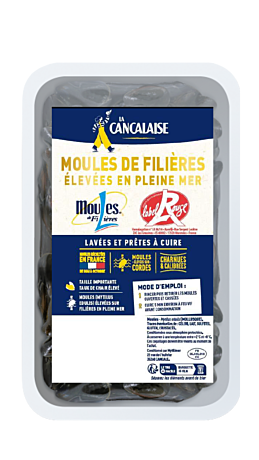 Moules de cordes Label Rouge en barquette