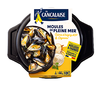 Moules de Pleine Mer à la crème d'Isigny & aux oignons