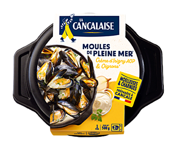 Moules de Pleine Mer à la crème d'Isigny & aux oignons