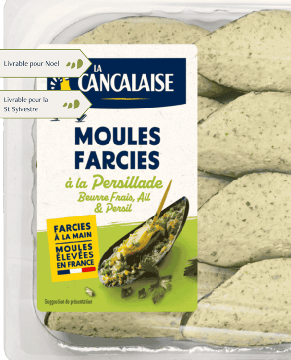 Moules farcies à la persillade