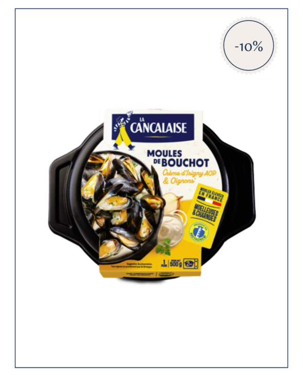 Moules de Bouchot à la crème d'Isigny & aux oignons