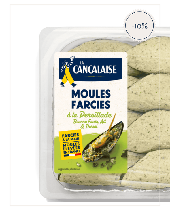Moules farcies à la persillade
