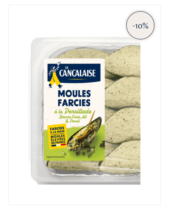 Moules farcies à la persillade