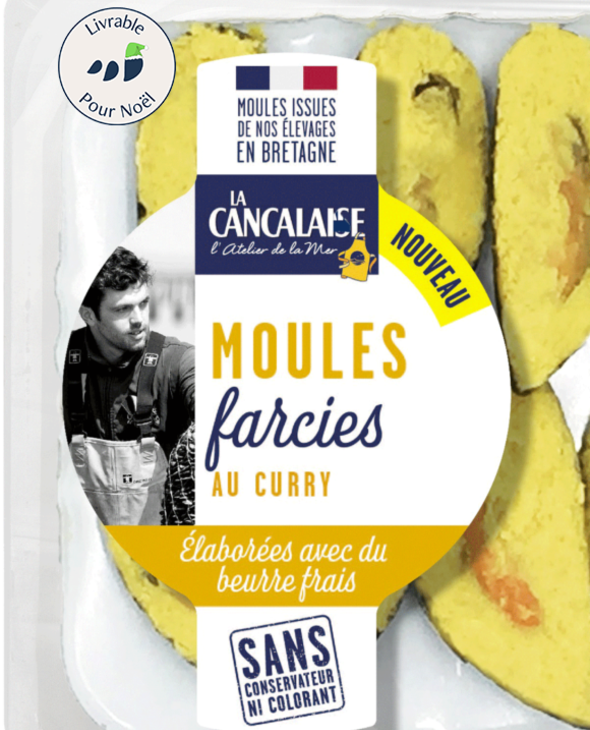 Moules farcies au curry 