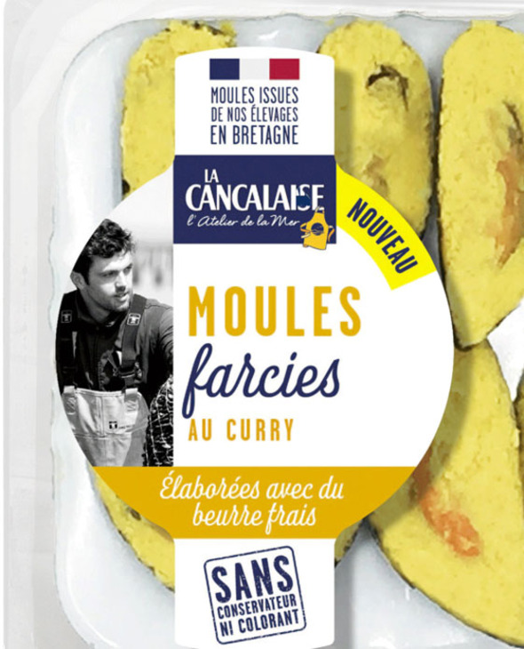 Moules farcies au curry 
