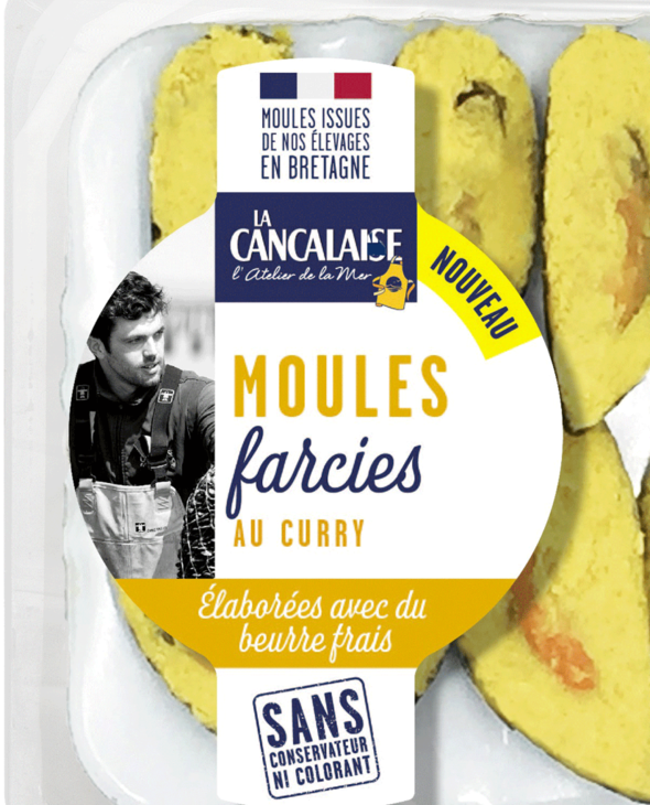 Moules farcies au curry 