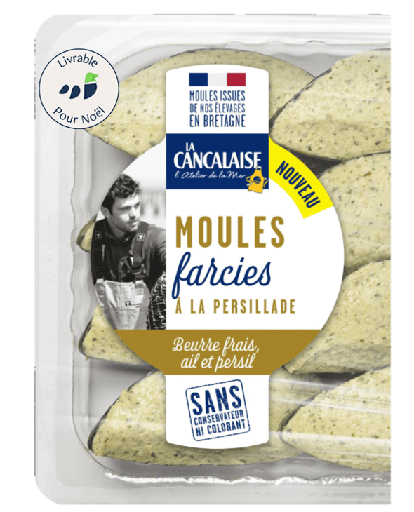 Moules farcies à la persillade
