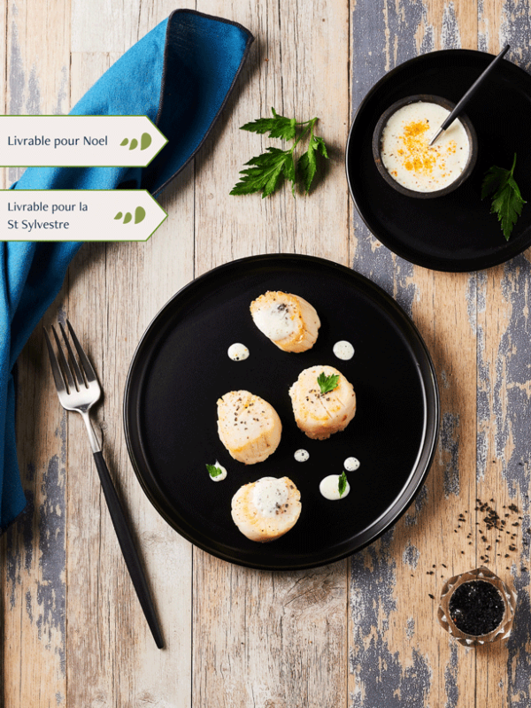 Noix de saint Jacques fraiches décoquillées