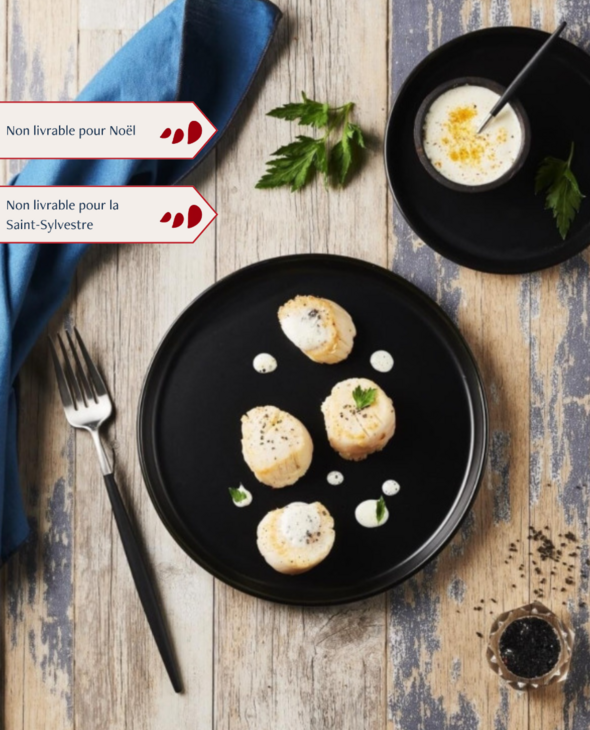 Noix de saint Jacques fraiches décoquillées