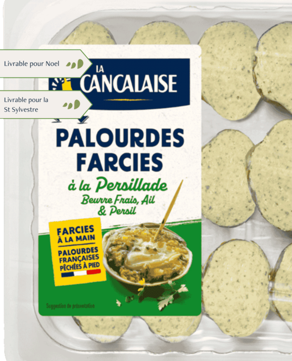 Palourdes farcies à la persillade