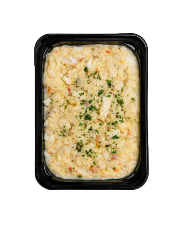 Parmentier de cabillaud aux tomates séchées