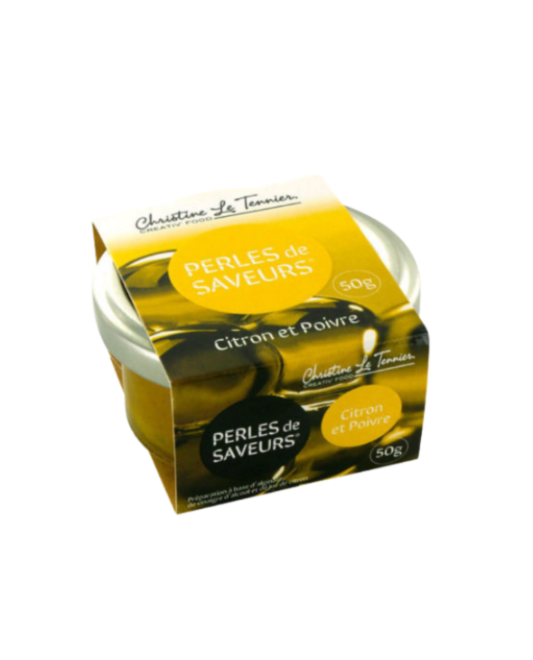 Perle de saveurs Citron et poivre